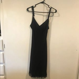 Betsy Johnson Little Black Slip Dress